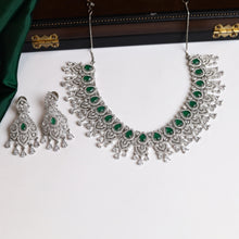 Round Neck Zircon/AD Necklace Set 3166-11