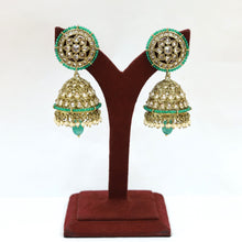 Green Antique Earrings 7652-1249
