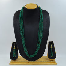 Green Pearl Necklace Set 8211-2045