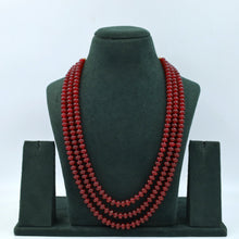 3 Line Pearl Mala Necklace 5176-80