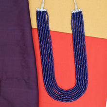 Blue Pearl Necklace Set 11996-8238