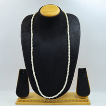 White Pearl Mala Necklace Set 11947-8173