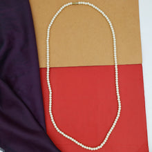White Pearl Mala Necklace Set 11947-8173