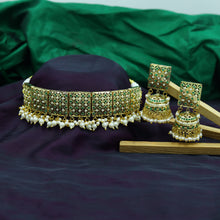 Choker Jadau Necklace Set 15976-65