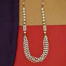 Mint Green Pearl Necklace Set