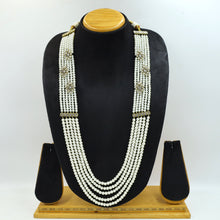 Long Neck Pearl Necklace Set 12663-28