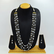 Gray Pearl Necklace Set 8190-1999