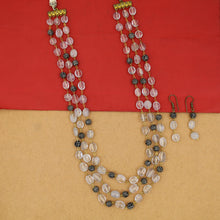 Gray Pearl Necklace Set 8190-1999