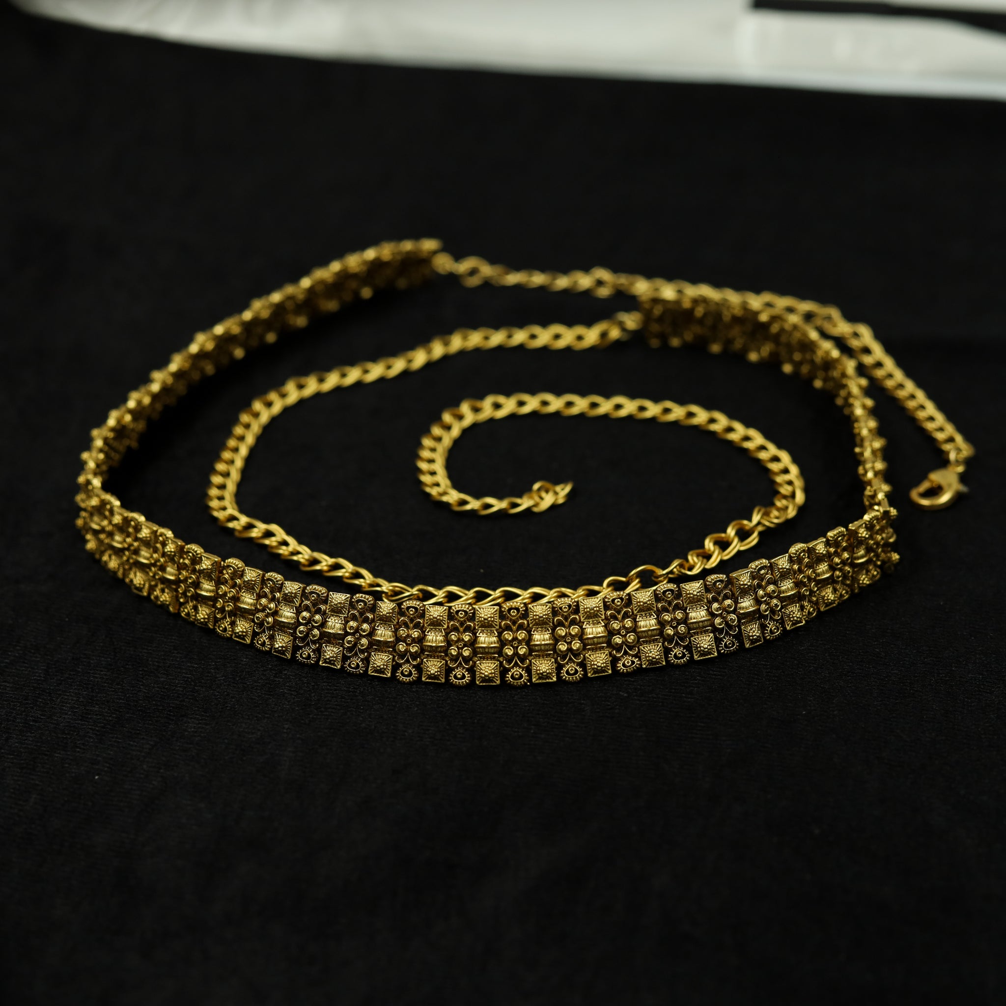 Antique Gold Kamarband 10190-28