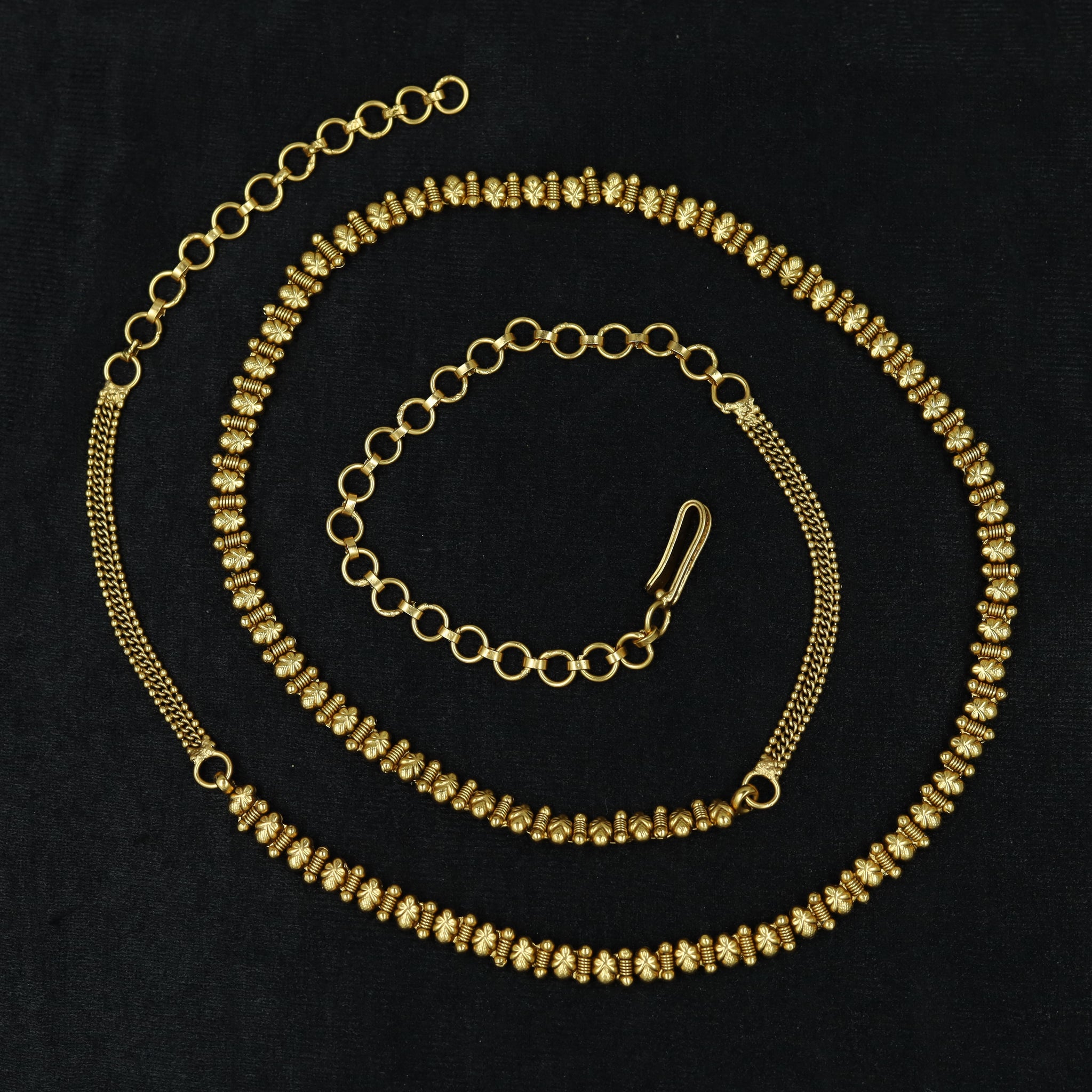Antique Gold Finish Kamarband 10359-28