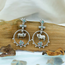 Chandbali Oxidized Earring 12614-28