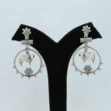 Chandbali Oxidized Earring 12614-28