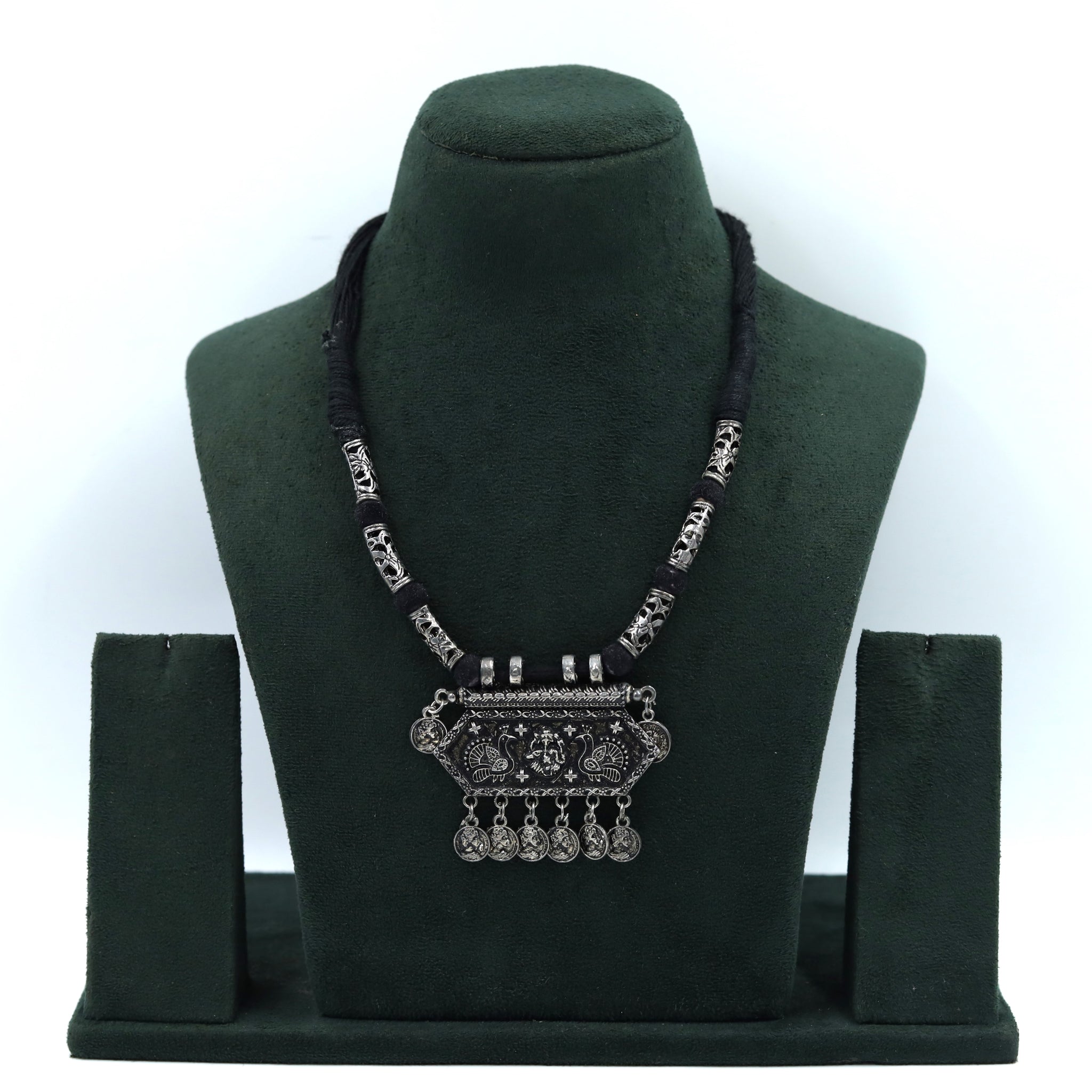Black Oxidized Pendant Set 8667-2675