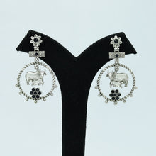 Chandbali Oxidized Earring 12614-28
