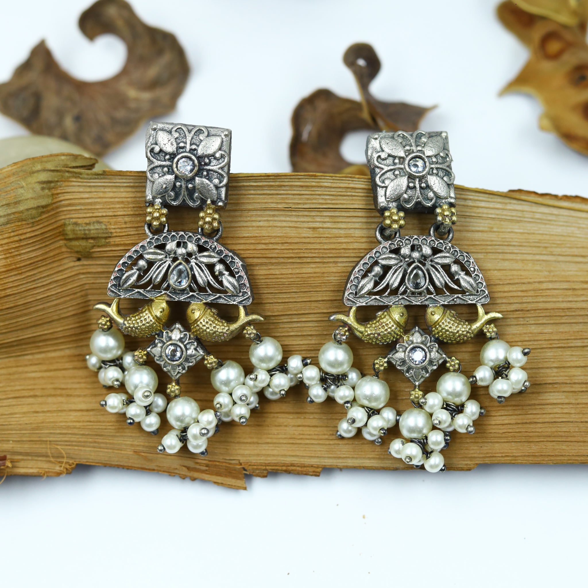 Danglers Oxidized Earring 13171-33