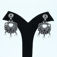 Chandbali Oxidized Earring 13208-33