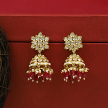 Gold Kundan Earring 5485-69
