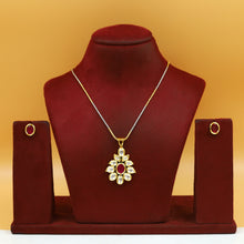 Designer Kundan Pendant Set 18515-28