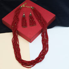 Multiple Layer Pearl Necklace Set 8193-2004