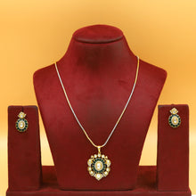 Designer Kundan Pendant Set 18255-34