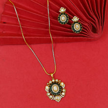Designer Kundan Pendant Set 18255-34