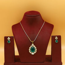 Designer Kundan Pendant Set 18539-28