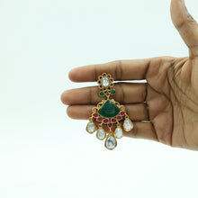 Sabyasachi Inspired Round Neck Kundan Necklace Set 16041-87