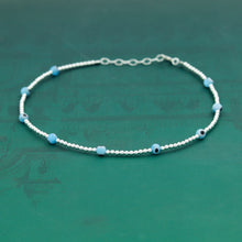 Pure 925 Hallmarked Silver Anklet 9777-22