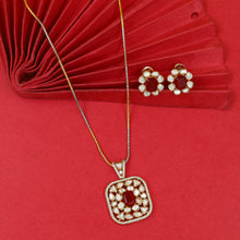 Medium Kundan Pendant Set 18090-69