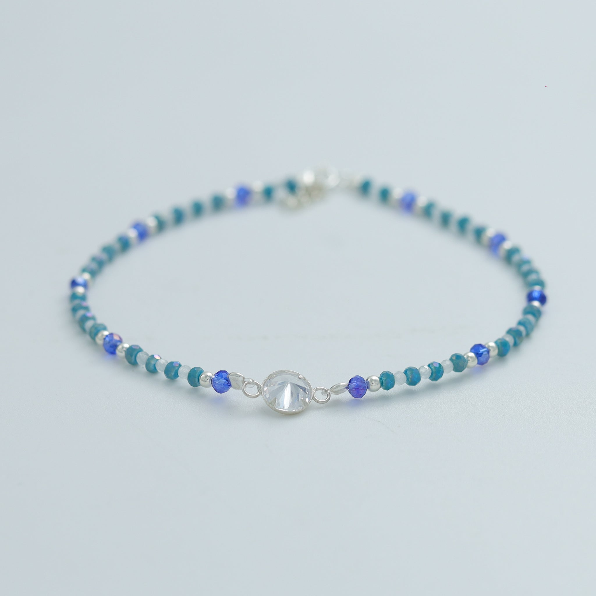 Pure 925 Hallmarked Silver Anklet 9768-22