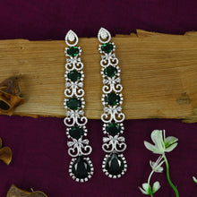 Danglers Zircon/AD Earring 12991-34