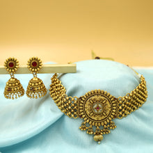 Choker Polki Necklace Set 4892-21
