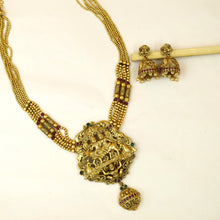 Ruby Green Temple Pendant Set 4522-8587