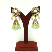 Long Neck Kundan Necklace Set 19814-95