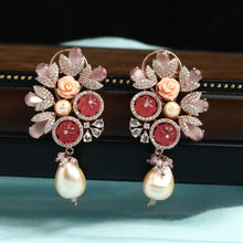 Multi Color Zircon/AD Light Earring 17737