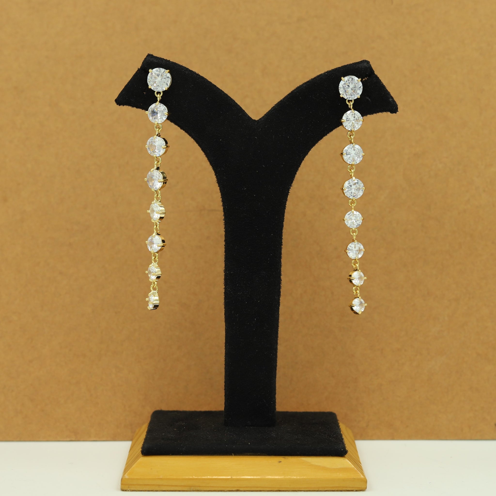 Danglers Zircon/AD Earring 16541-31