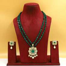 Long Neck Kundan Necklace Set 19795-69