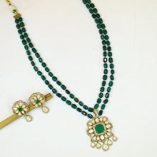 Long Neck Kundan Necklace Set 19795-69