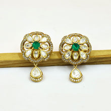 Long Neck Kundan Necklace Set 19795-69