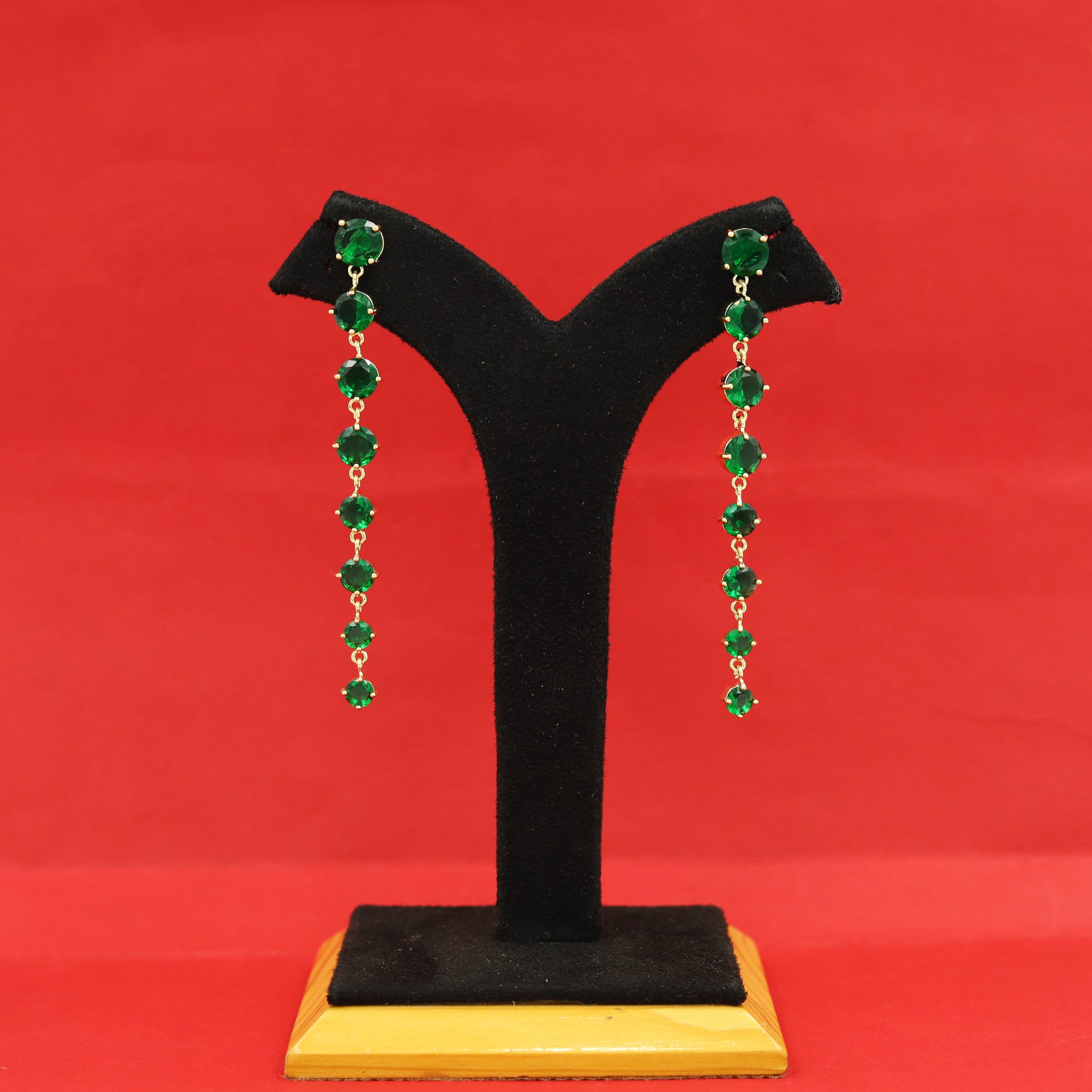 Danglers Zircon/AD Earring 16539-31