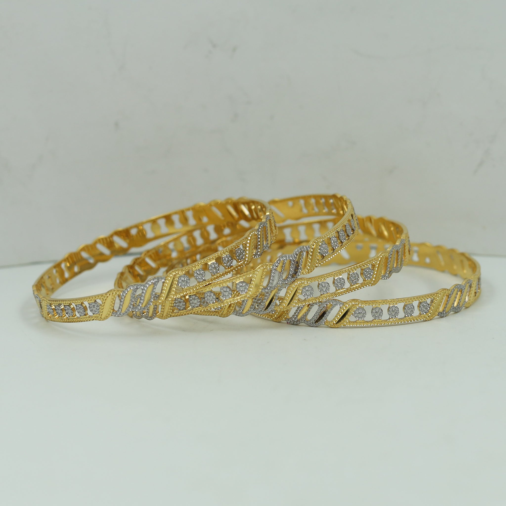 Gold Plated Bangle 11612-34