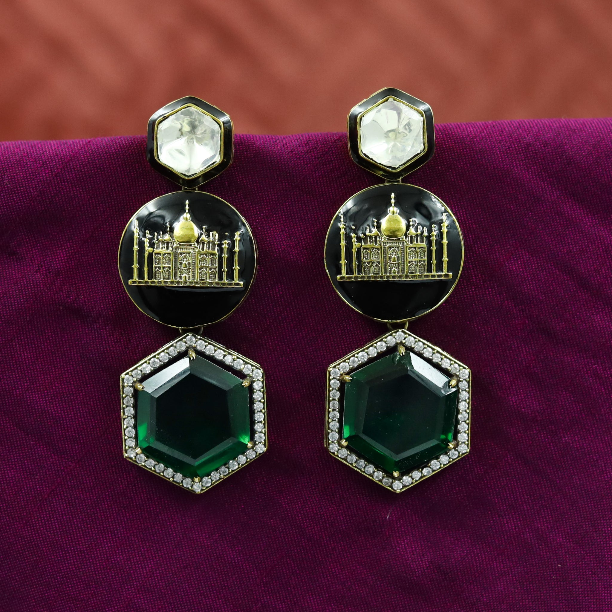 Danglers Kundan Earring 12901-31