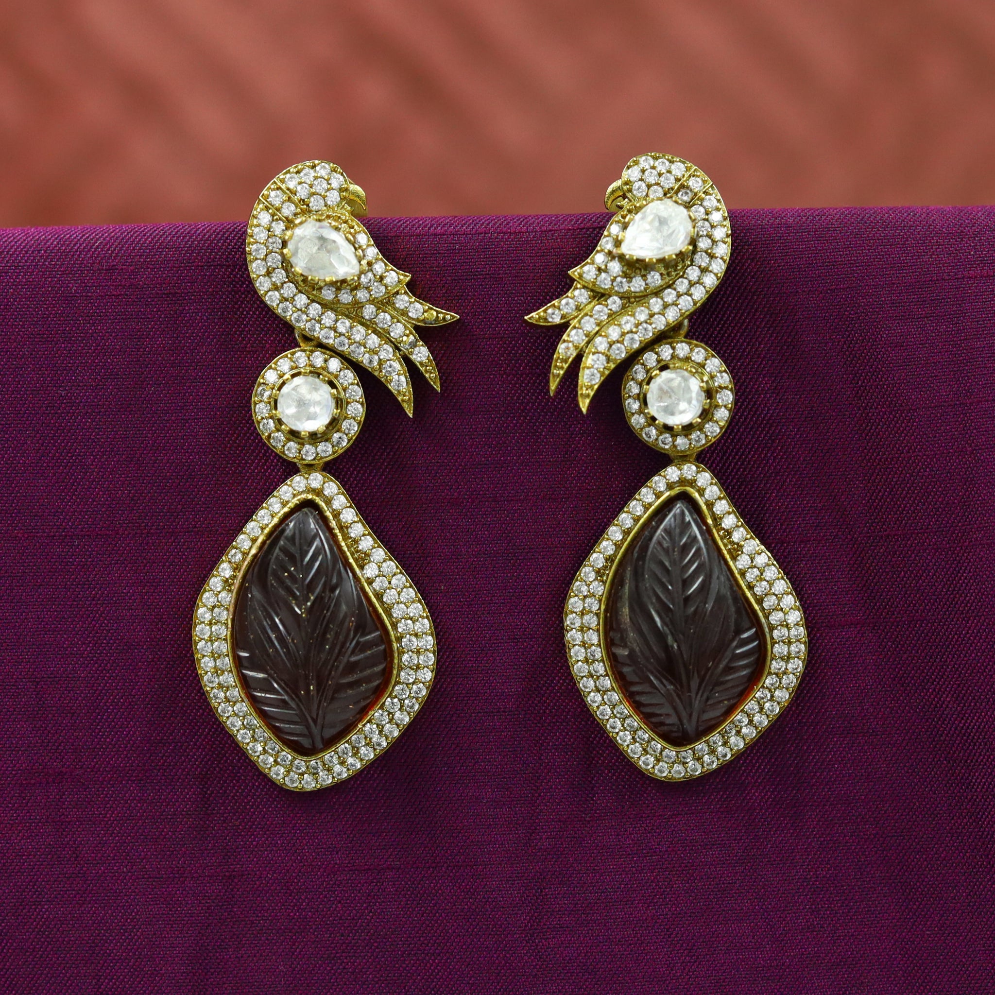 Danglers Kundan Earring 12924-31