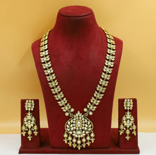 Long Neck Antique Necklace Set 19287-28