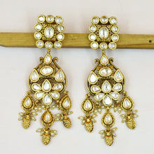 Long Neck Antique Necklace Set 19287-28