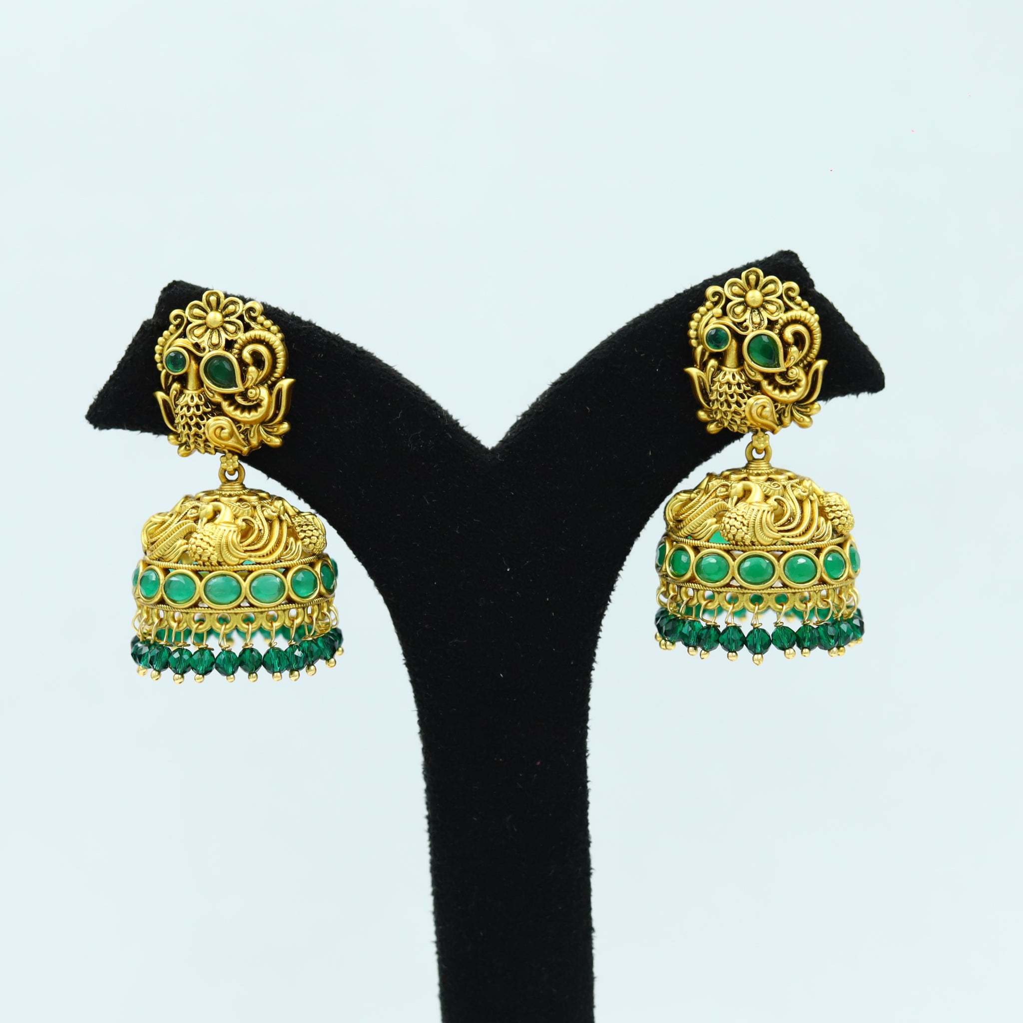 Jhumki Antique Earring 12358-28