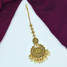 Gold Maang Tikka 12925-9559