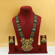 Long Neck Temple Necklace Set 19744-1
