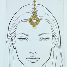 Champagne Maang Tikka 3011-7076