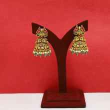 Long Neck Temple Necklace Set 19744-1